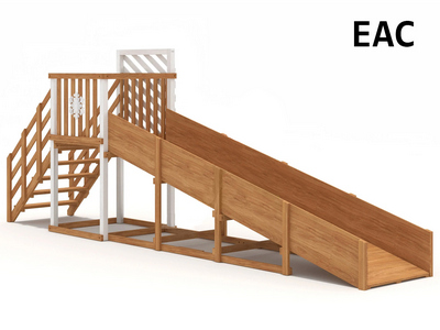 Зимняя горка Snow Fox, скат 5 м мод. 2