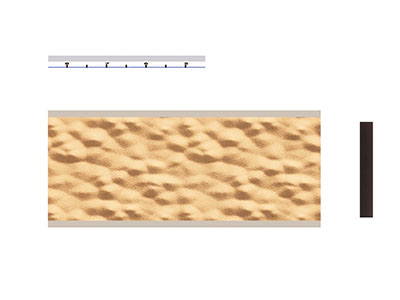 Зона для прыжков в длину с разбега 