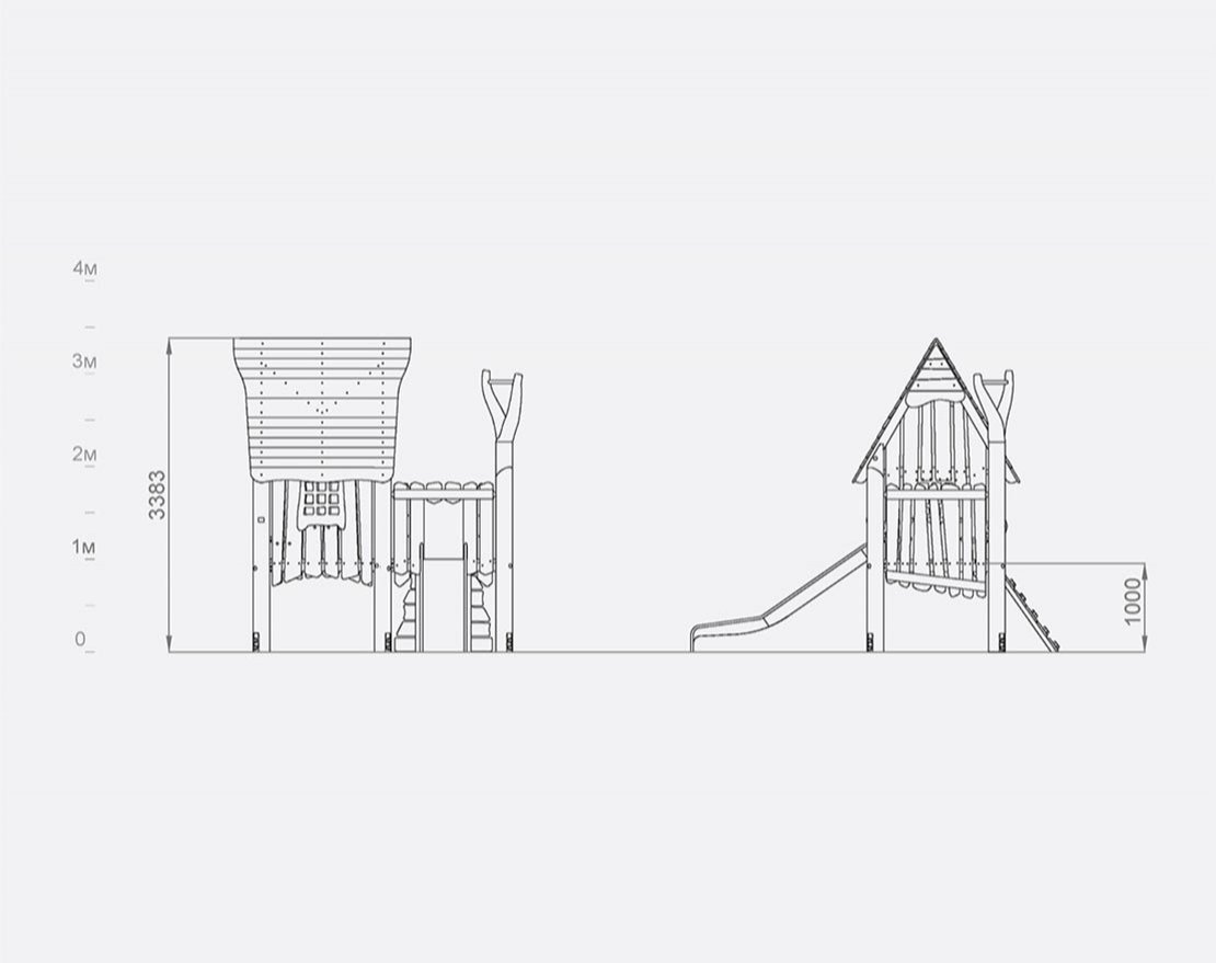 ДЕТСКОЕ ИГРОВОЕ ОБОРУДОВАНИЕ Legno «LE-08.07» - вид 4